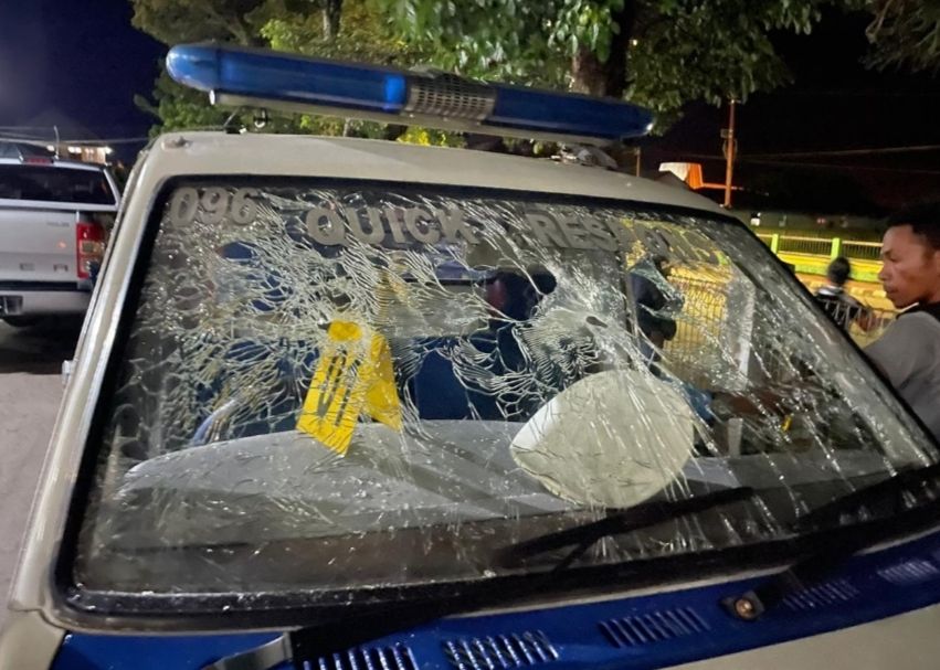 Di Depan RSUD Wamena, Anggota Sat Lantas Polres Jayawijaya Ditembak OTK
